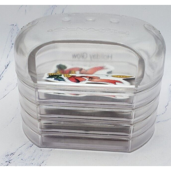 Fiskars Stackable Rubber Stamp Lot Of 3 Christmas Toy Themed Plastic Stamps - Picture 8 of 11